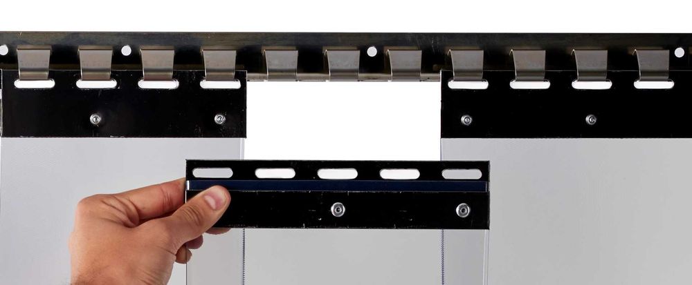 Fasie perdea pvc  200x2mm