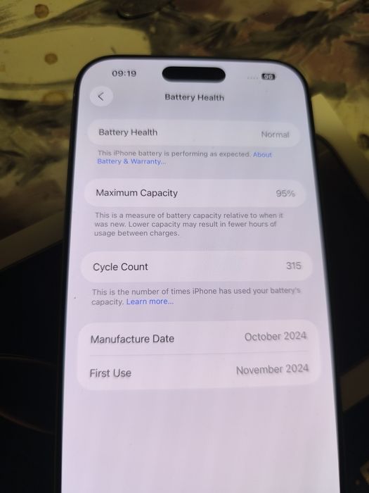 Iphone 16 Pro Max Natural Titanium,256gb, Impecabil,Neverlock,