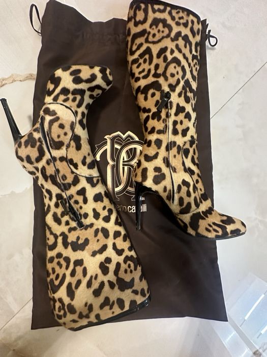 Ботуши с ток Roberto Cavalli