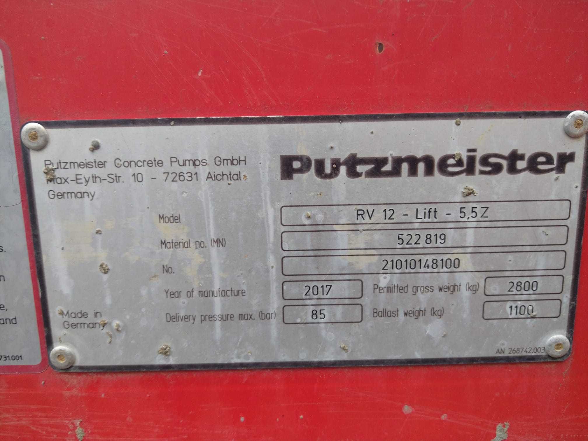Distribuitor beton PUTZMEISTER