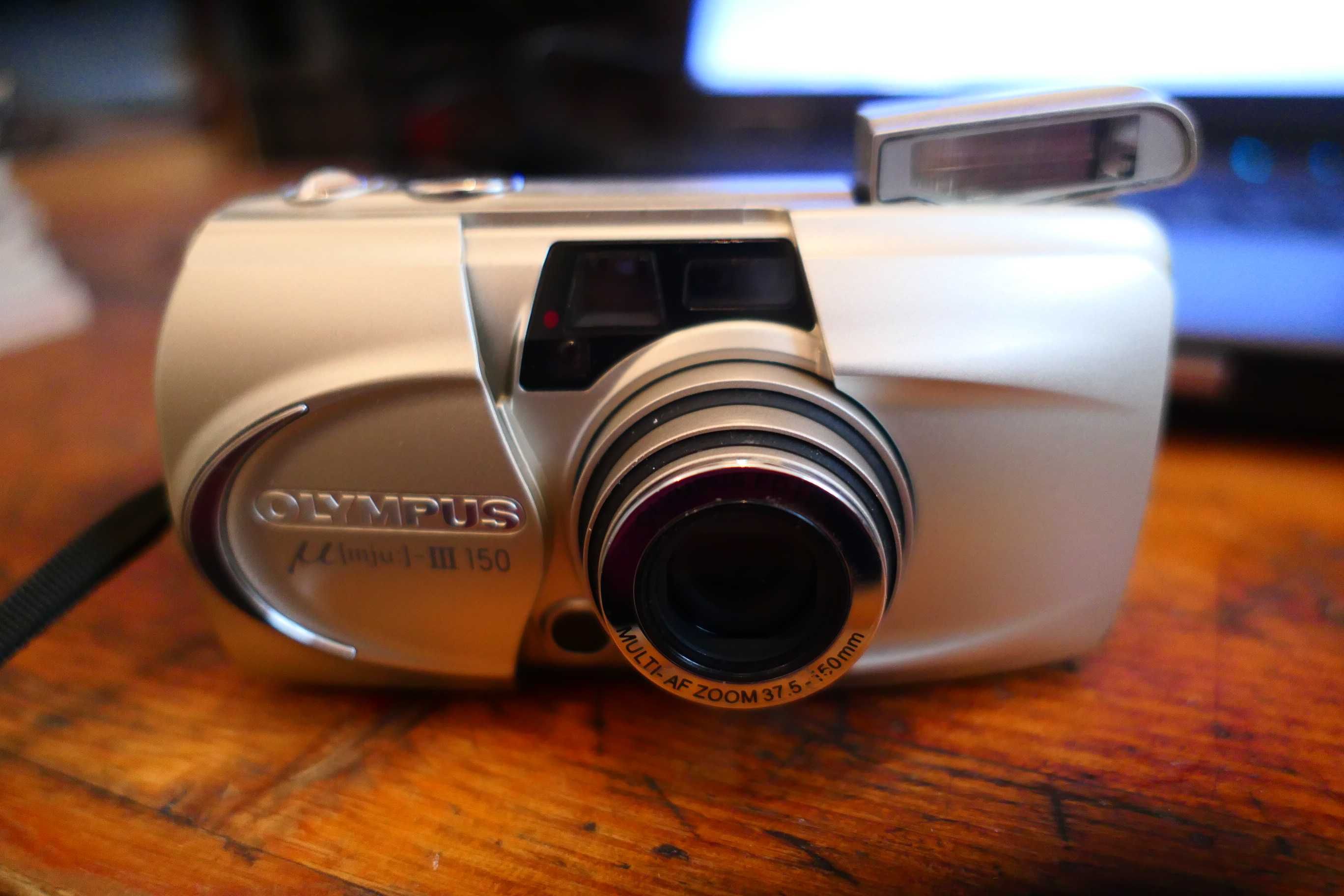 Aparat Foto pe film Olympus Mju μ III 150 35mm Compact Camera + Husa