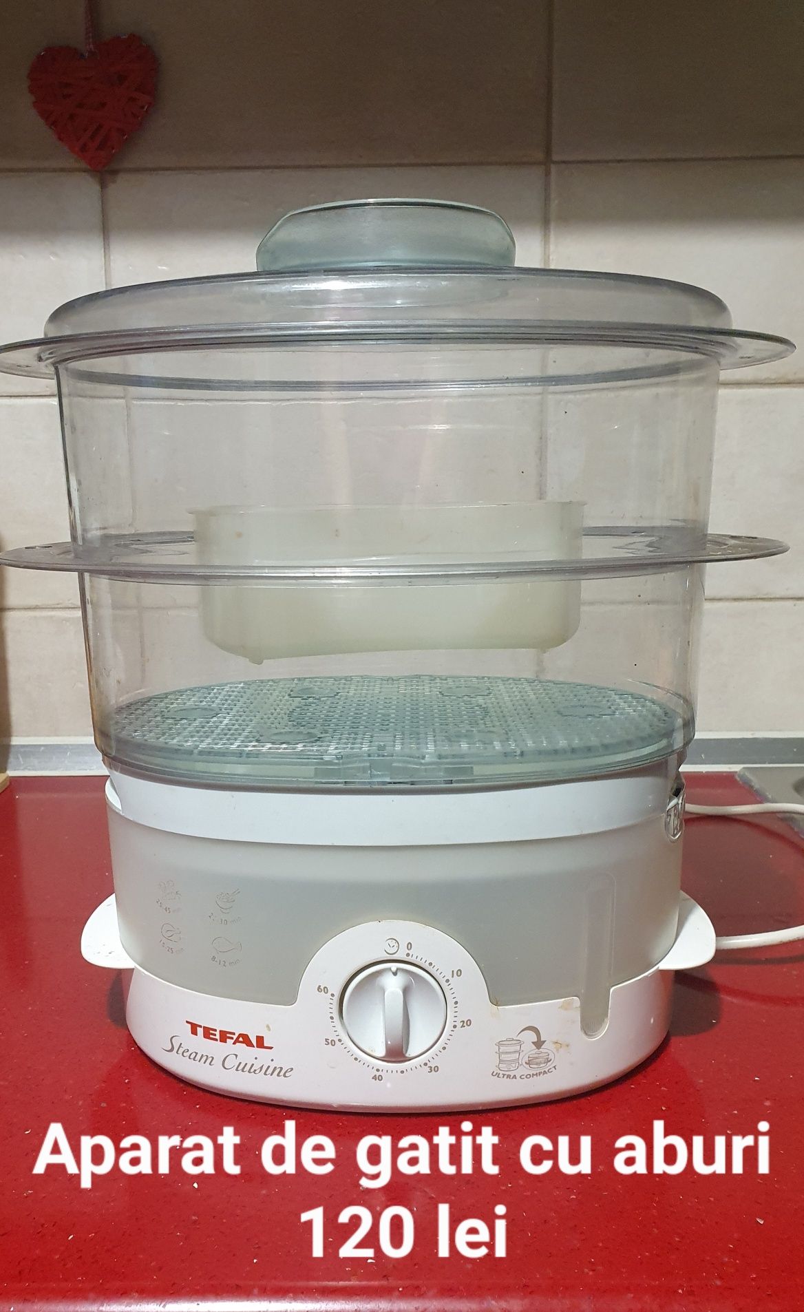 Aparat de gătit cu aburi Tefal