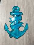 Ornament in forma de ancora din rasina