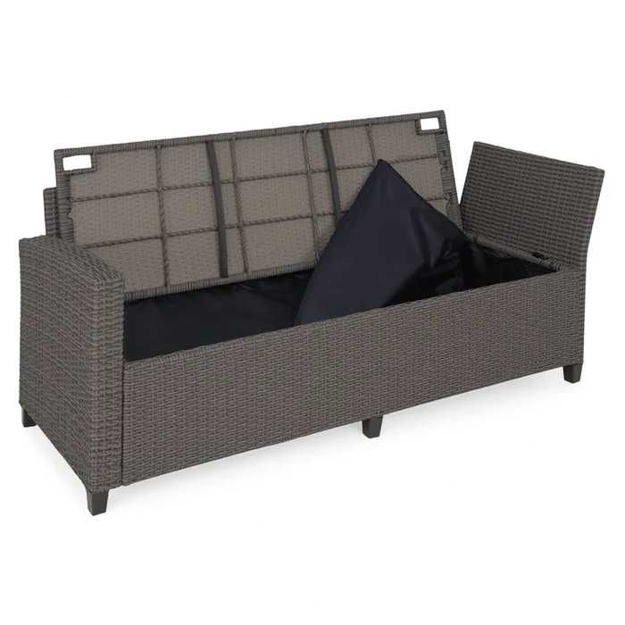 Set mobilier de gradina/terasa canapea/coltar 2 taburete si masa VISTA