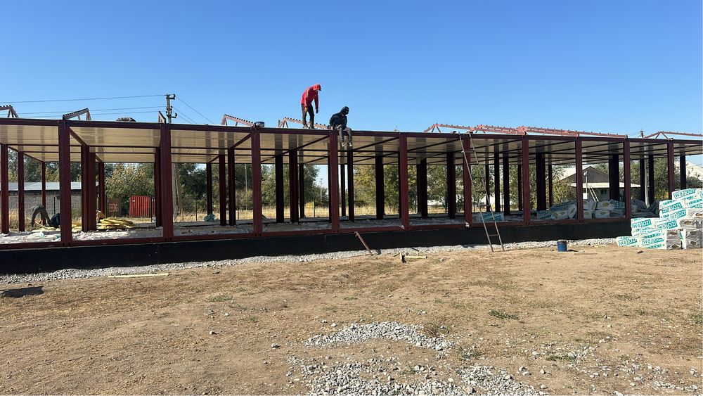 Блок модуль, строительство модульных зданий, сборно-разборные  каркасы