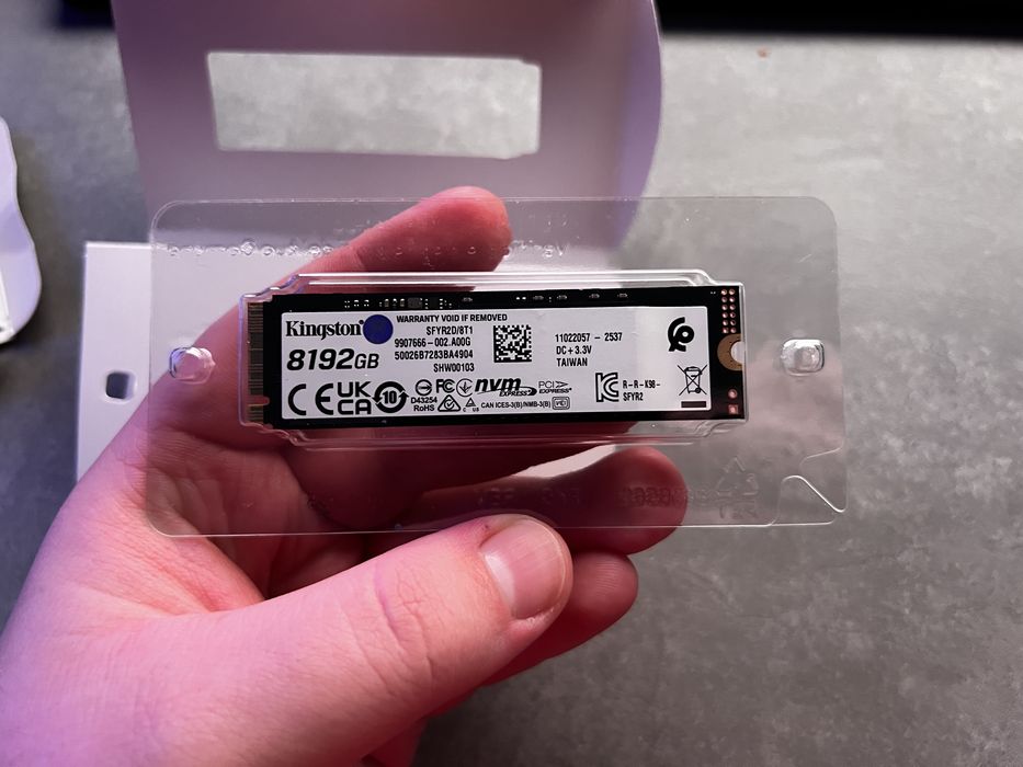 SSD Kingston Fury Renegade 8TB PCIe 5.0