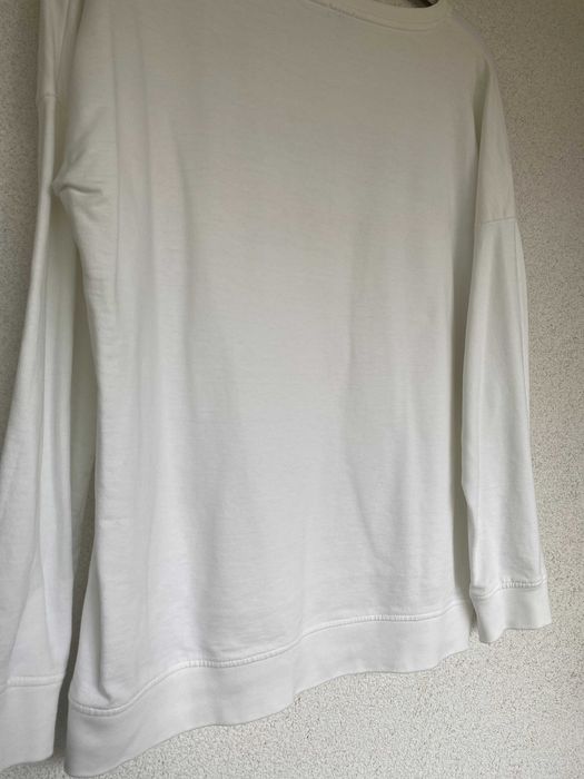 Bluzon/hanorac dama, alb, S/M, bumbac 100%, nou-noutz