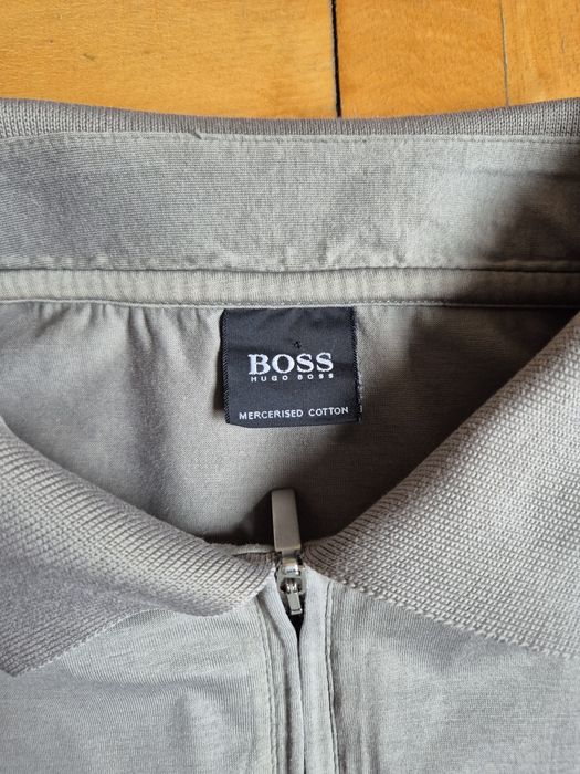 Tricou polo din bumbac mercerizat, de bărbați, Boss, mărimea L