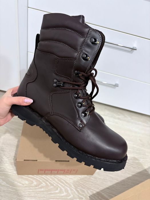 Bocanci de iarna maro (militari/uz civil), marime 44,5