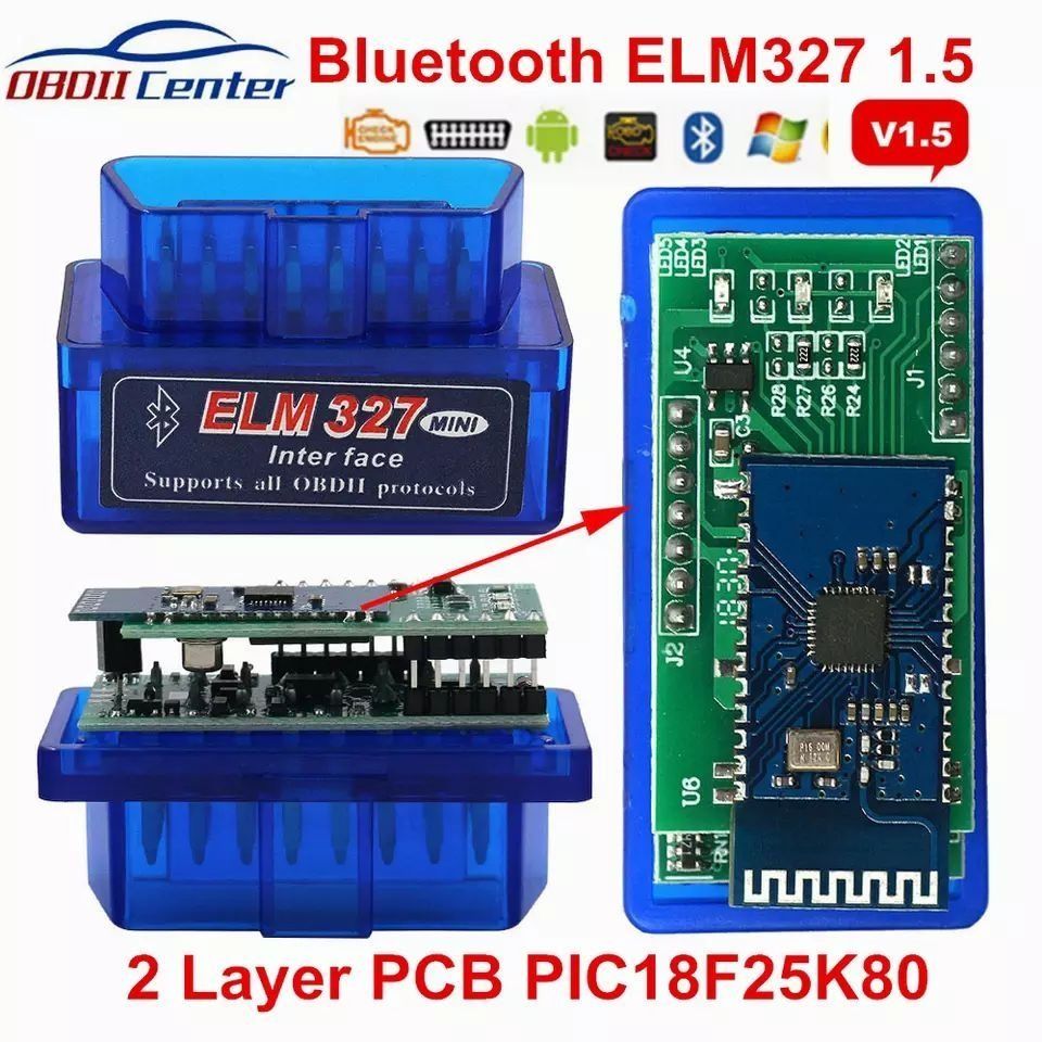 Elm 327 OBD2 оригинал чип