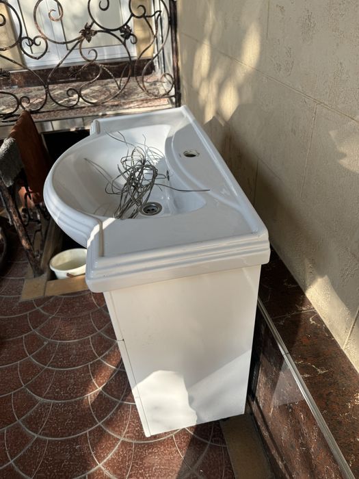 Раковина шкаф бу 80см