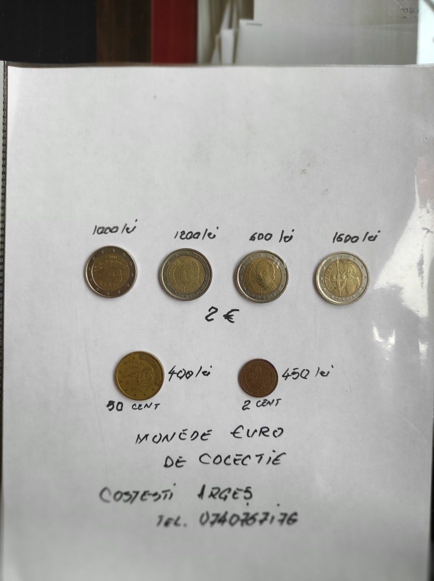 Vand monede și bancnote de colectie