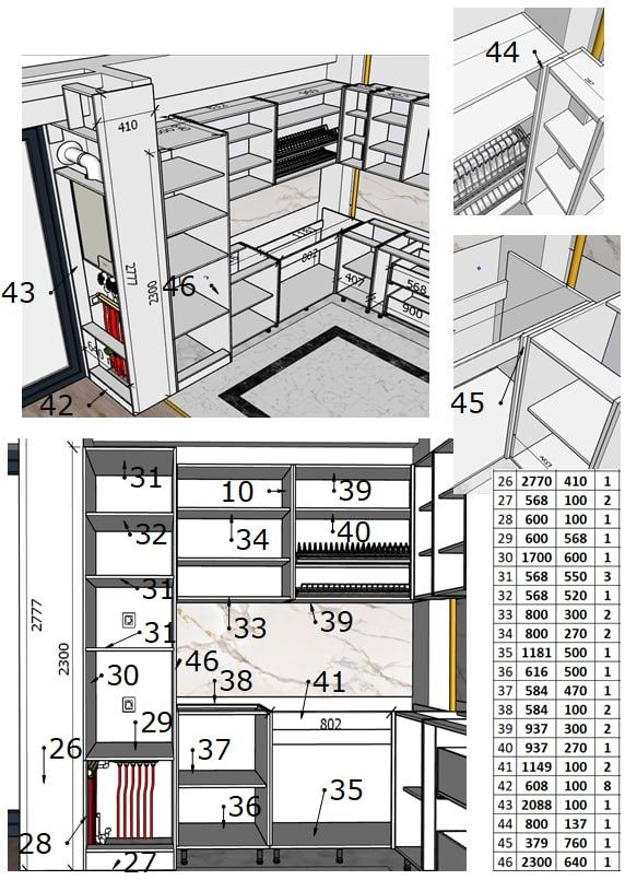 Mebel dizayner kanstrukr xizmati