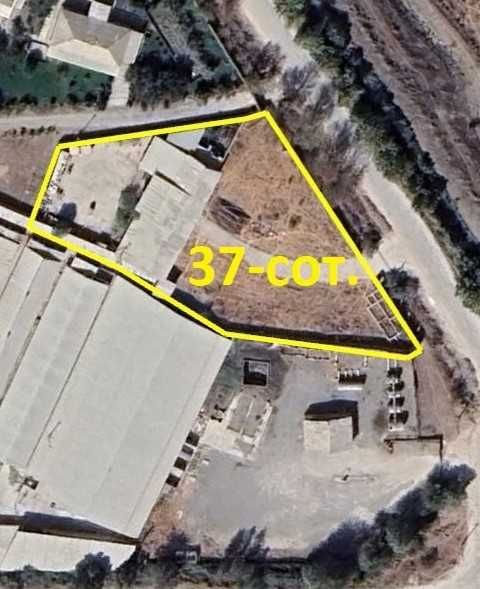 37-сот. Промзона Сурум. От Сергели 7 км. Склады-Производство.