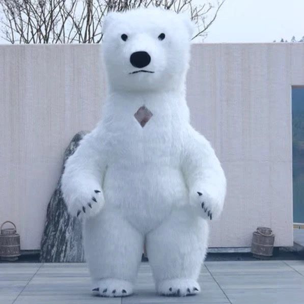 Мишка белый на прокат