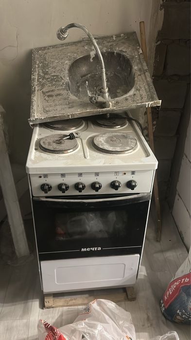 Духовка и раковина