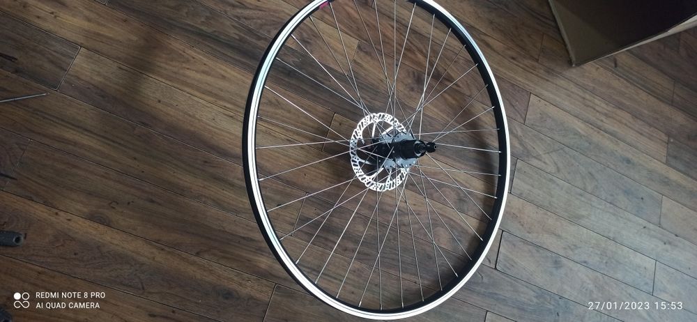 Roata 29,butuc Shimano, jantă dublă, spițe Inox, disc