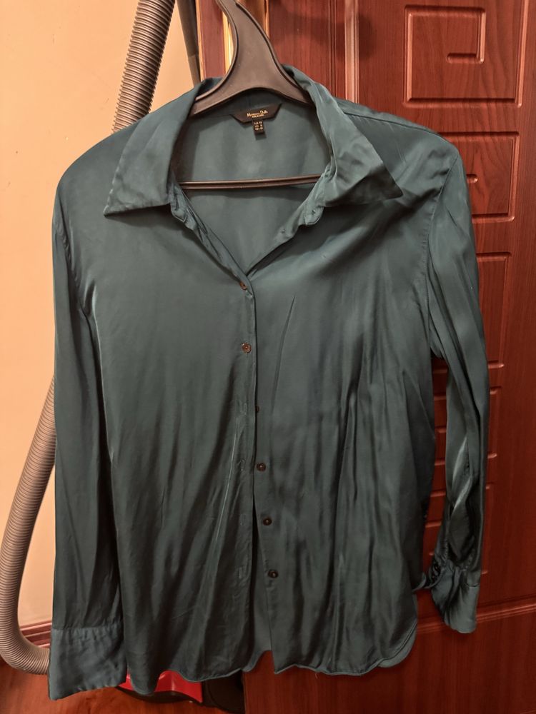 Шелковая рубашка Massimo dutti