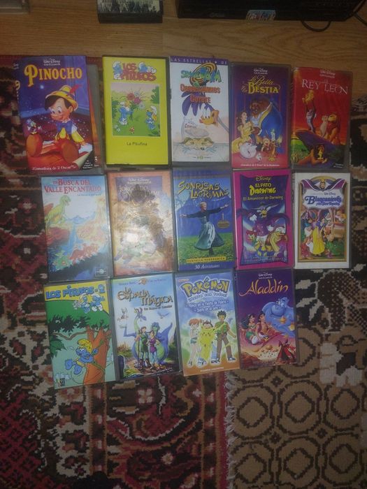 Lot casete video desene animate spaniole
