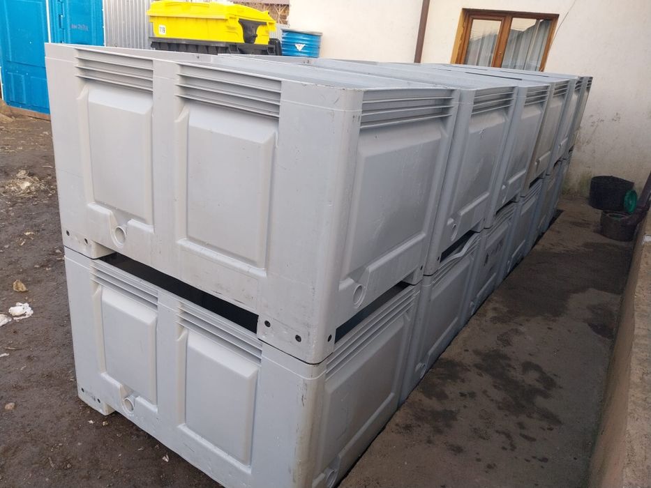 Pubele gunoi 1100 litri - Containere - Bazin ,Boxpaleti, Cutii plastic