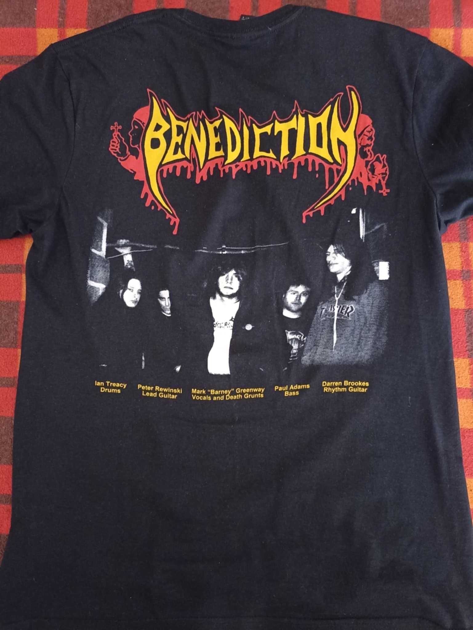 Оригинална метъл тениска на Benediction, чисто нова