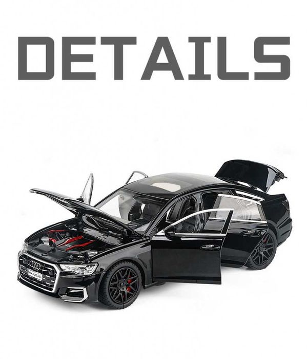 Луксозна метална кола - Модел с реалистични функции АУДИ/ГАРАНЦИЯ