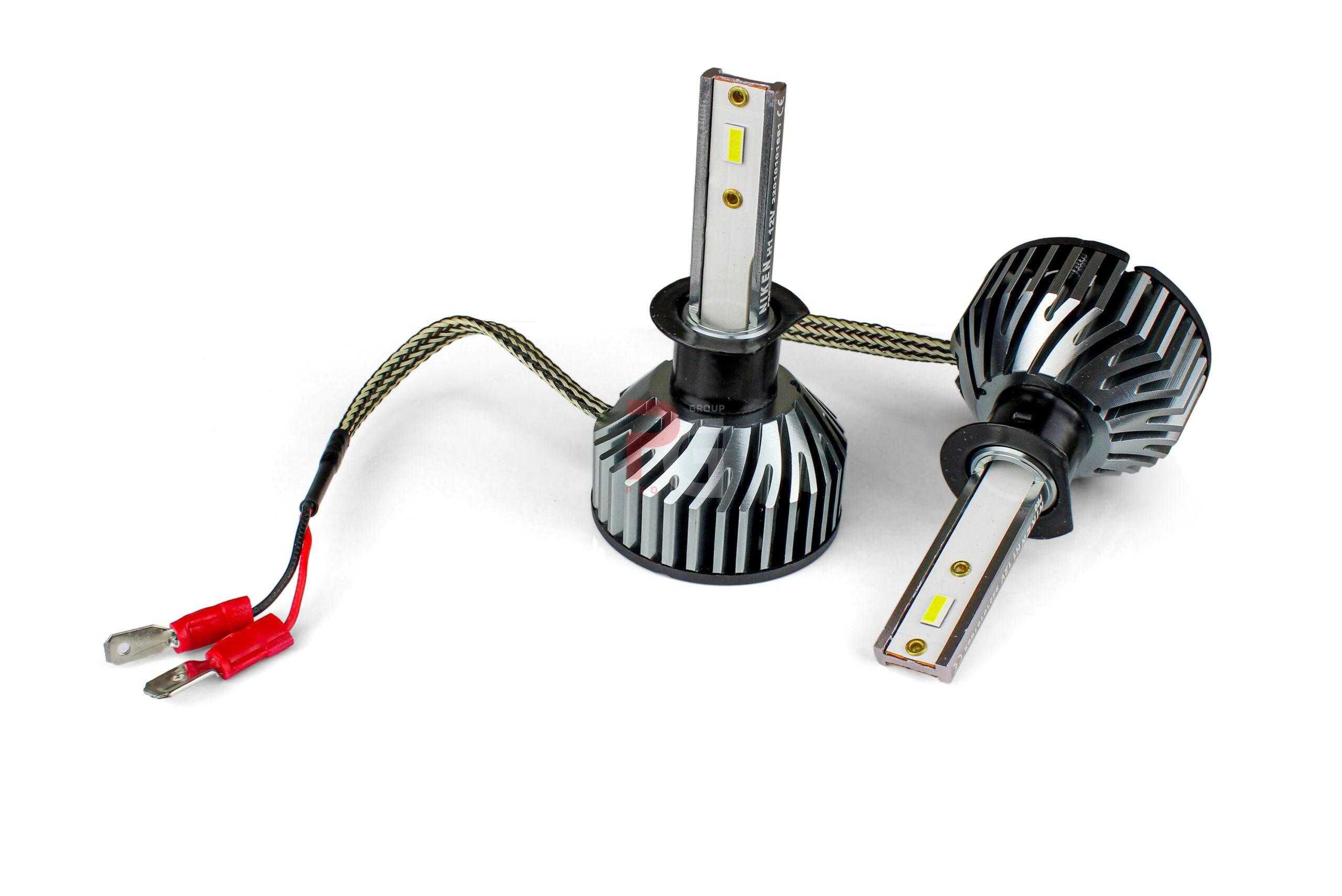 Set Două Becuri  Dioda Faruri H1 LED Puternice