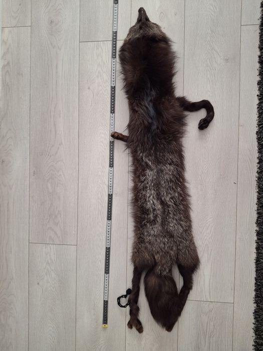 2 Gulere din blana naturala, vulpe si nutrie