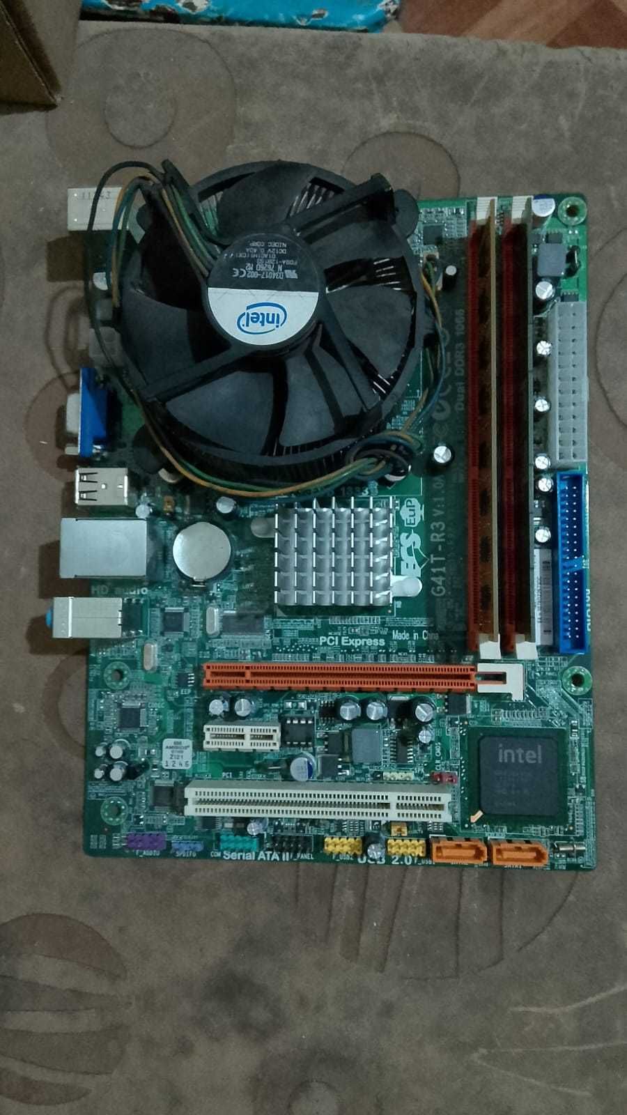 Продается 2 кит набора на LGA 775 DDR3+проц 4 ядра+4Гб ОЗУ+КУЛЕР