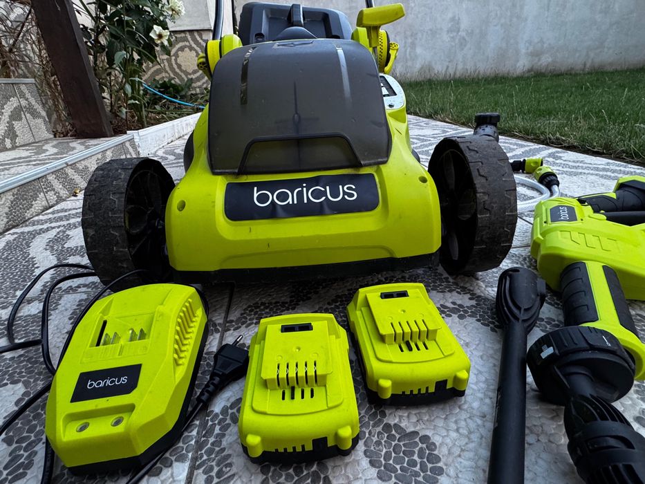 Mașina de tuns gazon Baricus, fără negociere