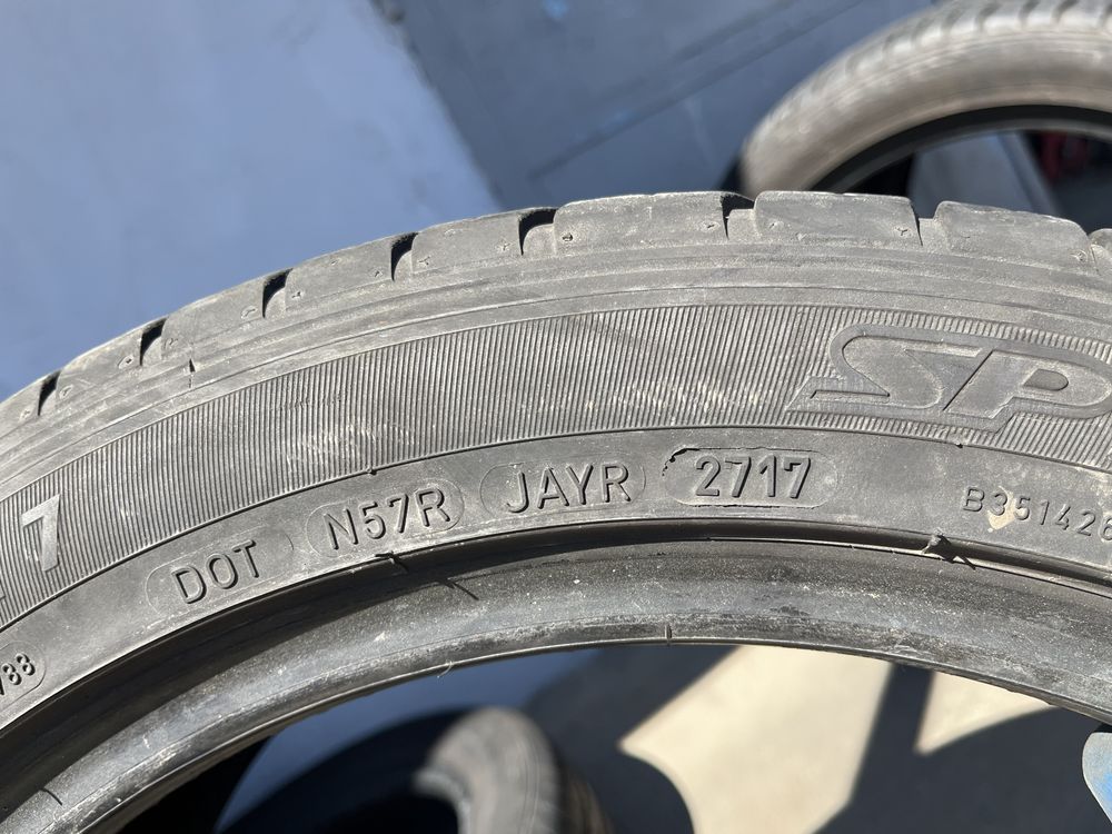 2 бр. летни гуми 225/45/17 Dunlop 6 mm DOT 2717