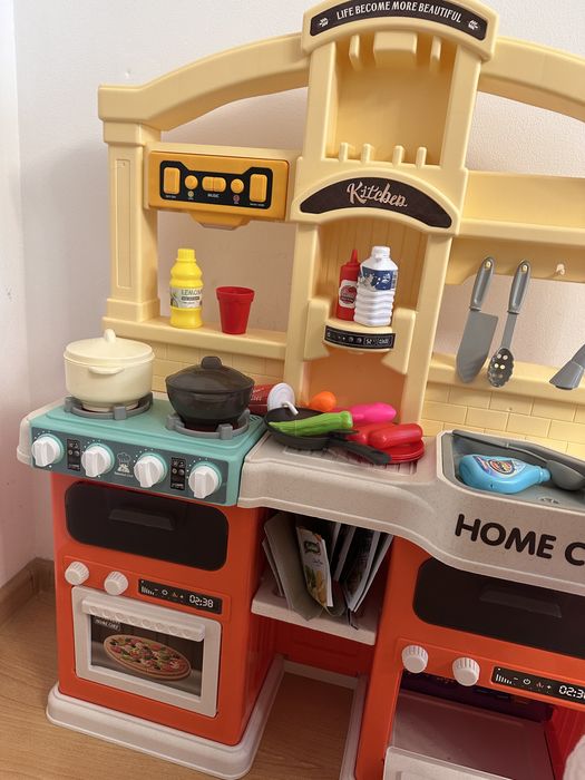 Bucatarie copii cu abur, sunete si lumini