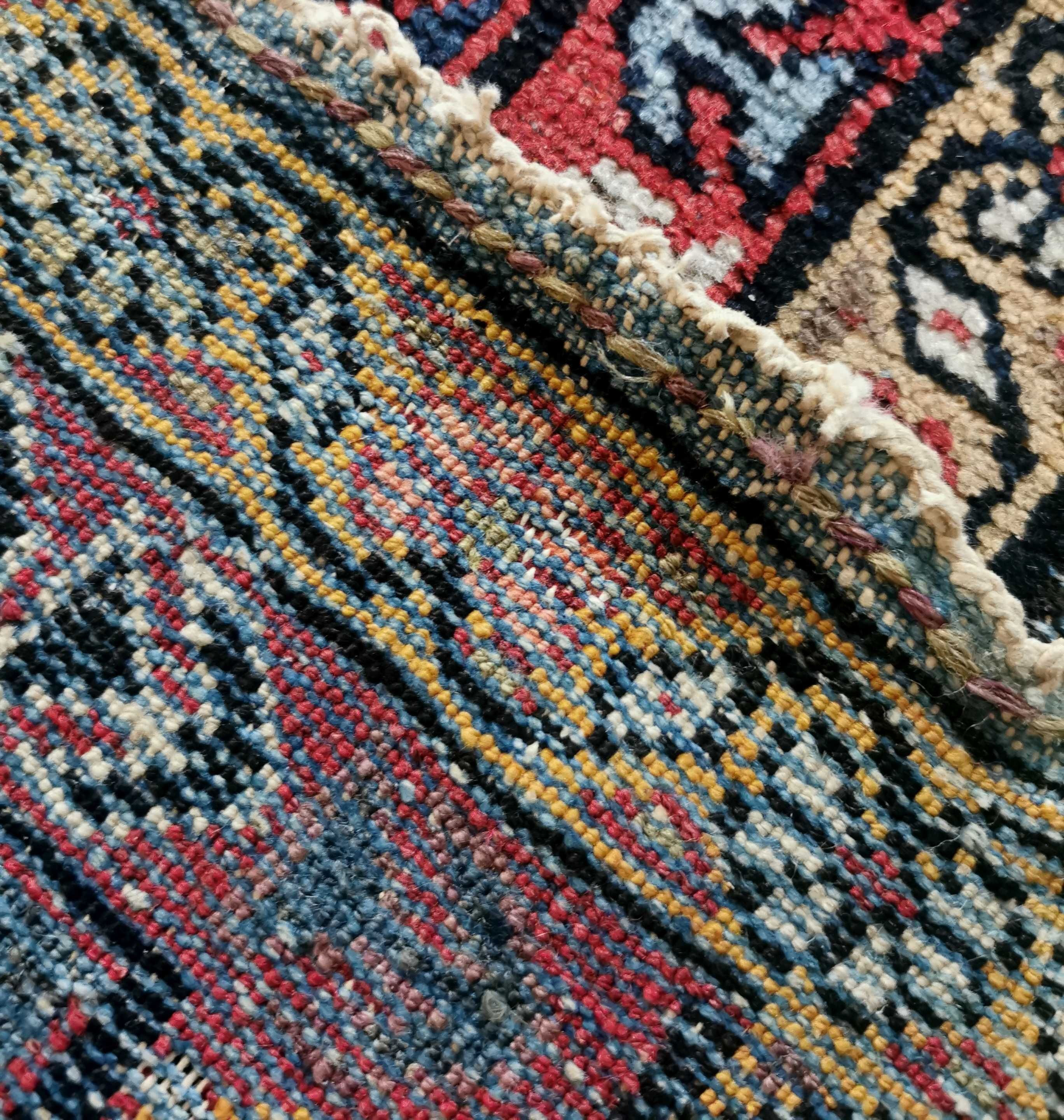Covor oriental vechi Azerbaidjan 400x108 cm – lână, manual