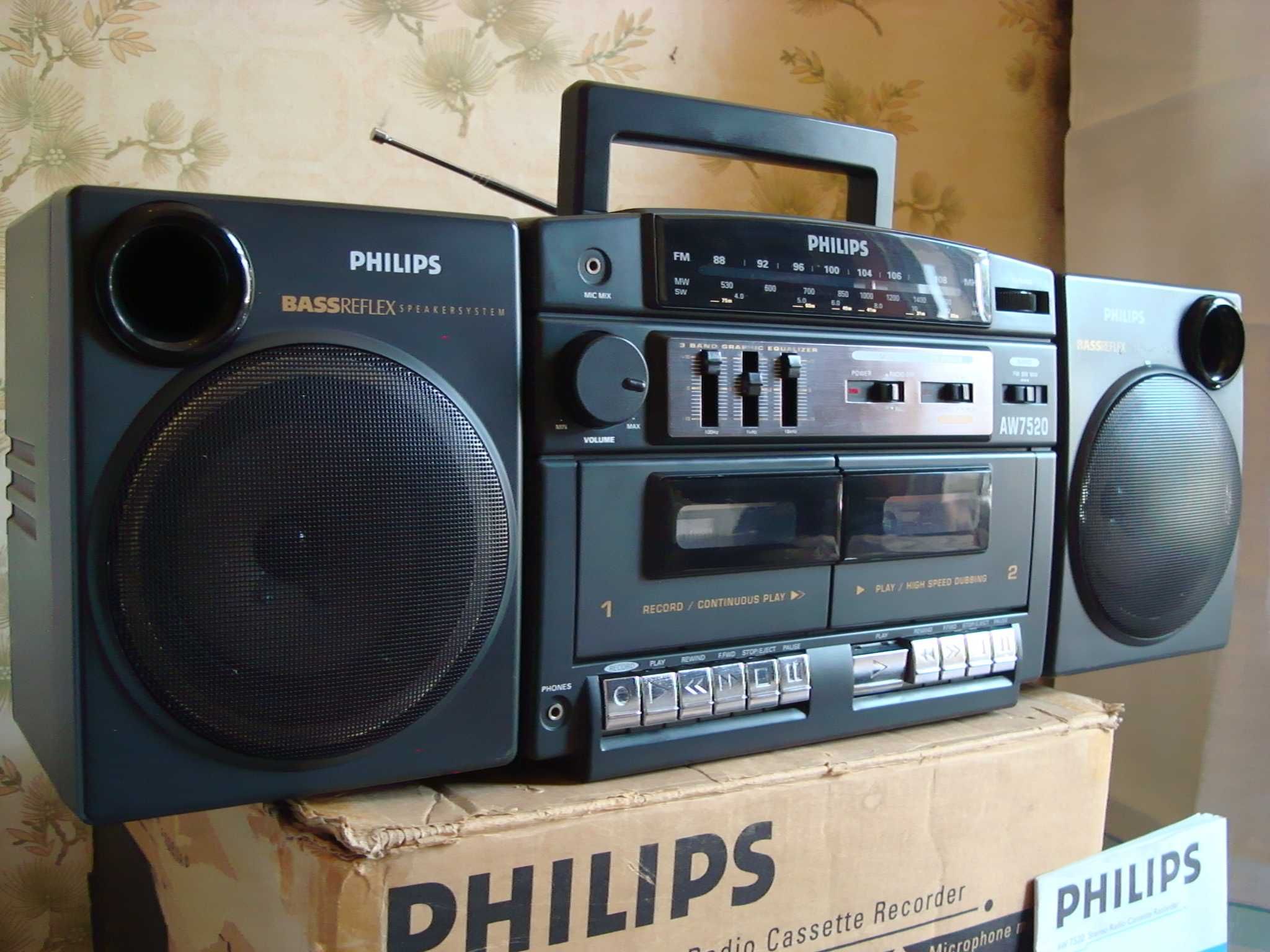 PHILIPS AW-7520/01. 1992 год. Магнитола.