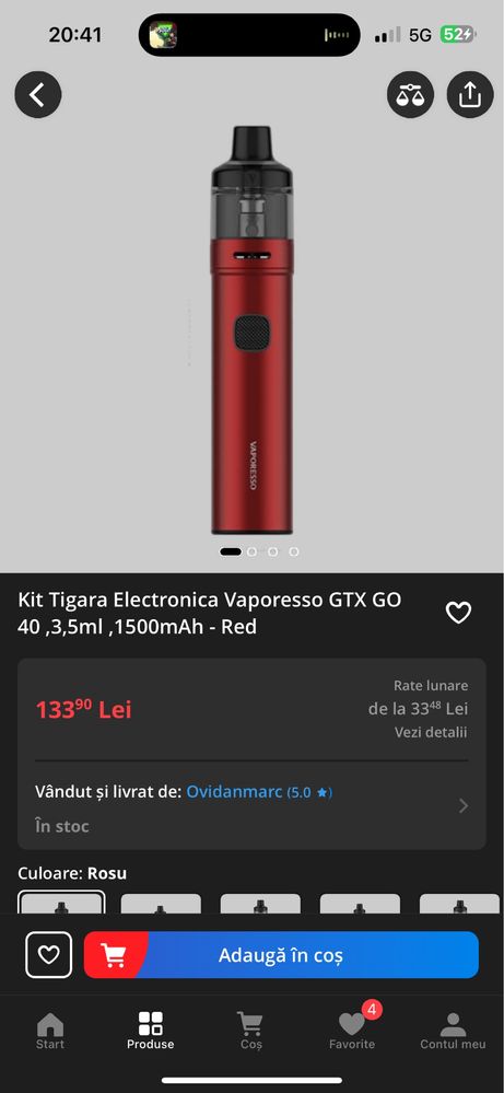 Vaporesso GTX GO 40