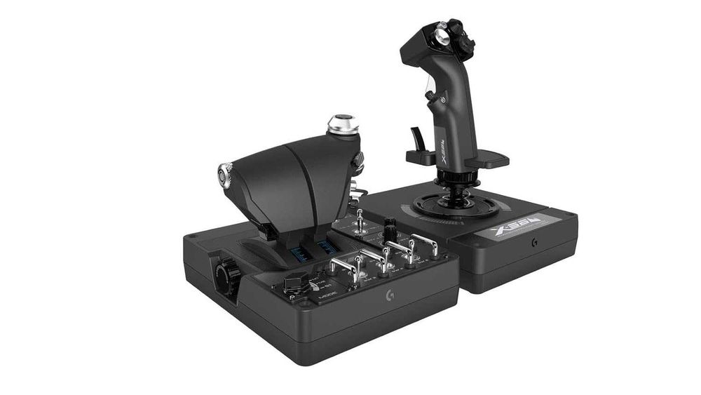 Joystick Logitech X56 Hotas - simulator zbor