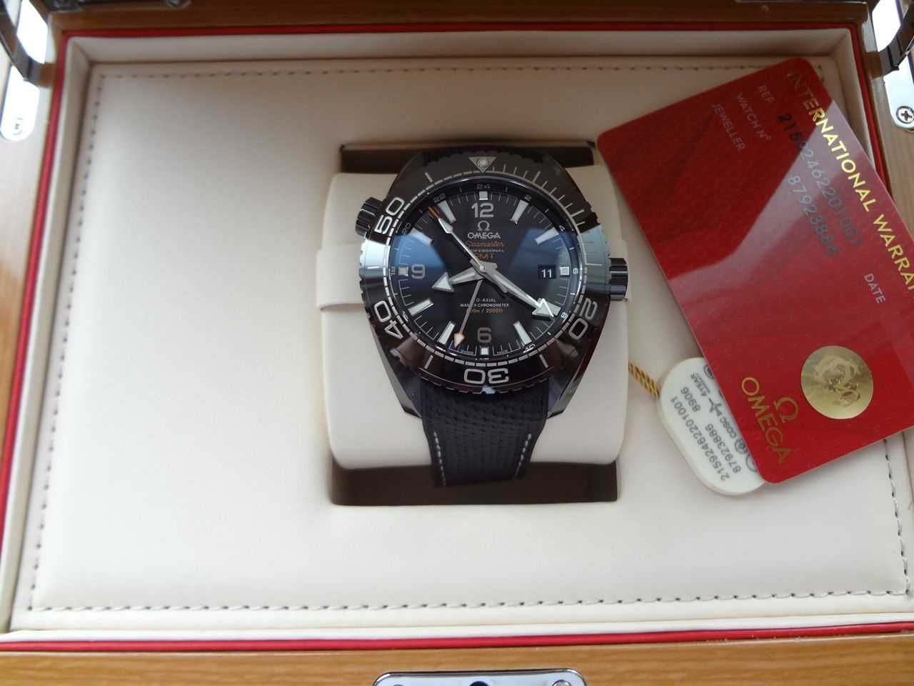 Omega Seamaster Planet Ocean Deep Black GMT