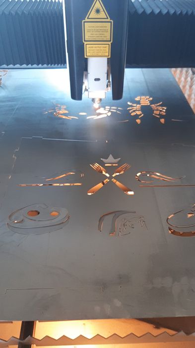 Garduri porti balustrada  tabla debitata laser