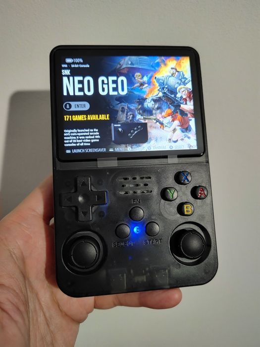 R36S 128GB negru nou Handheld game player