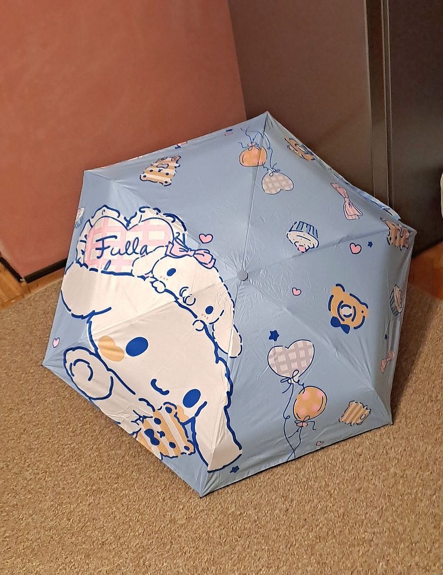 Umbrela Cinnamoroll umbrela de ploaie cu Cinnamoroll albastru
