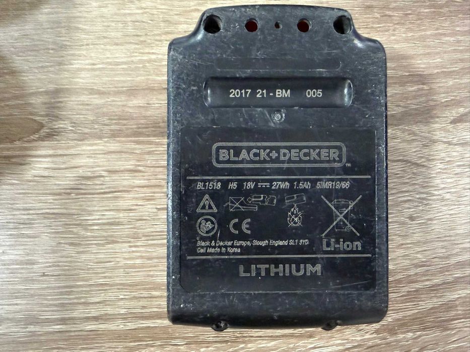 Акумулаторна бормашина винтоверт BLACK+DECKER