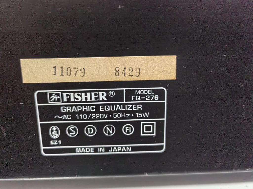 Egalizator, eq Fisher eq 276, Germania