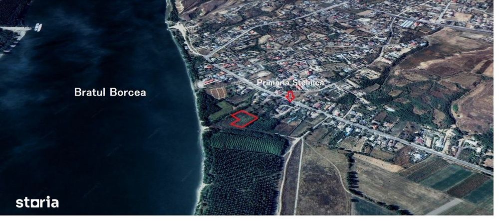 Teren intravilan, Malul bratului Borcea, pentru pensiune, casa vacanta
