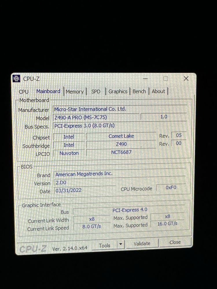 Gaming PC Intel Core i5-10600k 1TB HDD Radeon RX6600XT 16GB Ram