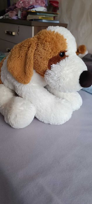 Плюшено куче детска играчка