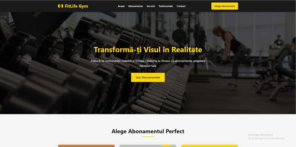 Prestez servicii web development & design.