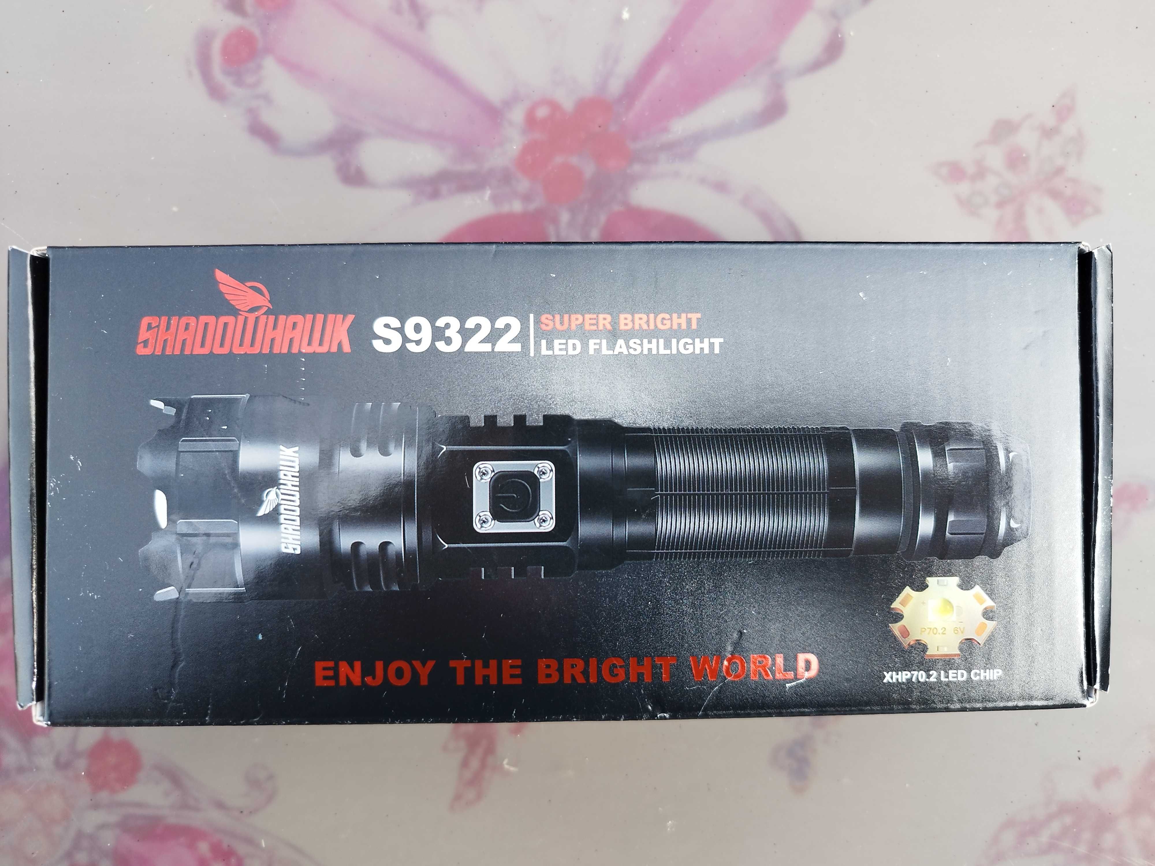 LED тактически фенер SHADOWHAWK S9322