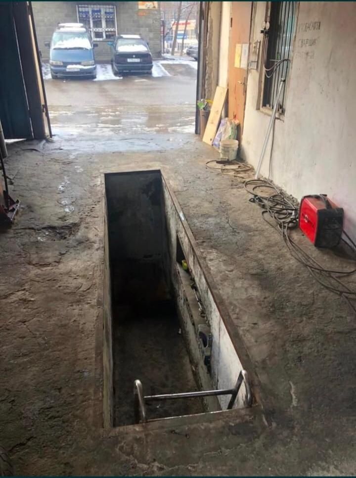 Бокс с ямой для сварки