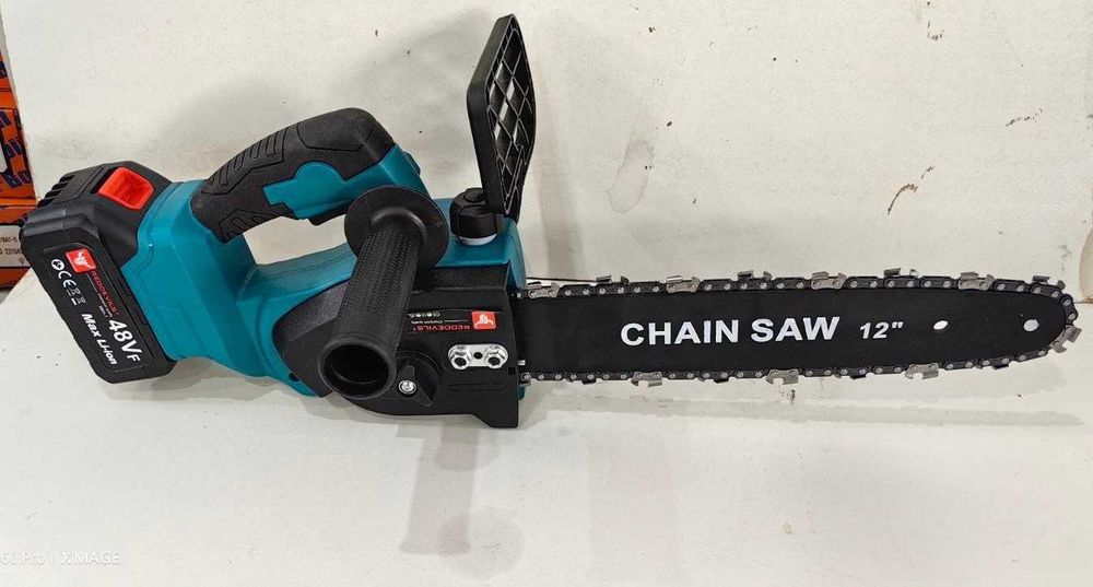 ТОП ЦЕНА! Акумулаторна Резачка/Трион за дърва 12"/305мм с 2 ръкохватки