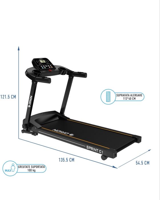 Banda de alergat ORION SPRINT C1 – Ca nouă!